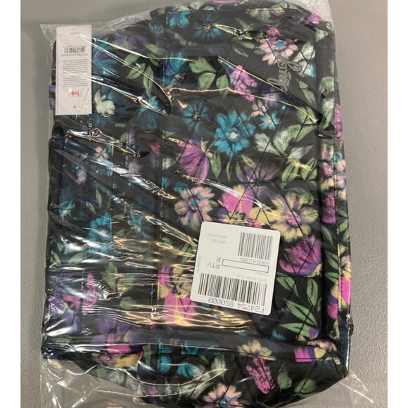 Lug Soprano Bloom RFID Quilted Tote Bag - Floral Black, Unisex, Lead Safe - Picture 3 of 8